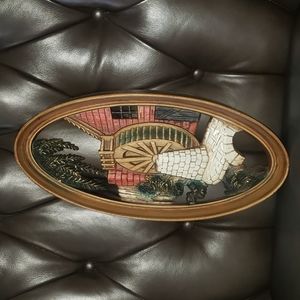 Burnwood Products 1965 Water Wheel Mill WallPlack